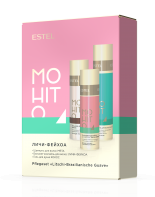 ESTEL MOHITO Set ingrijire liele si par lichee-feijoa Kit-3 (sampon 250ml, balsam 200ml, gel de dus 200ml)